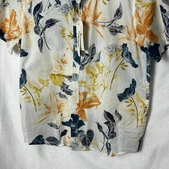 TUNEVUSE floral cotton short sleeve summer shirt,hawaiien vibe,resortwear NEW! - Picture 6 of 15